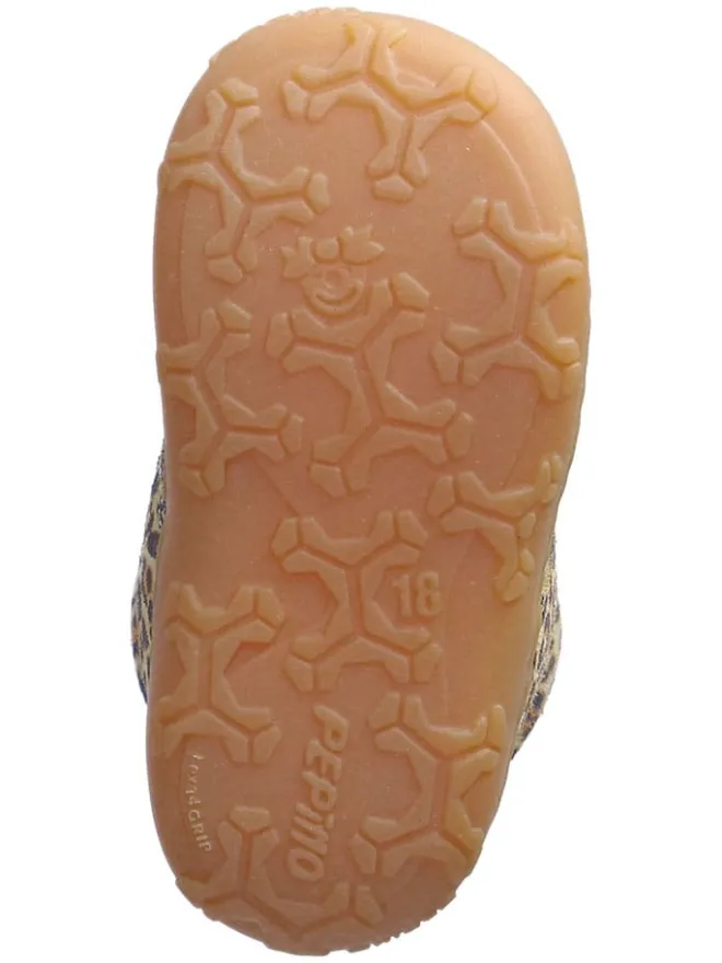PEPINO Lauflernschuhe^Leder-Lauflernschuhe "Dots" in Beige/ Braun