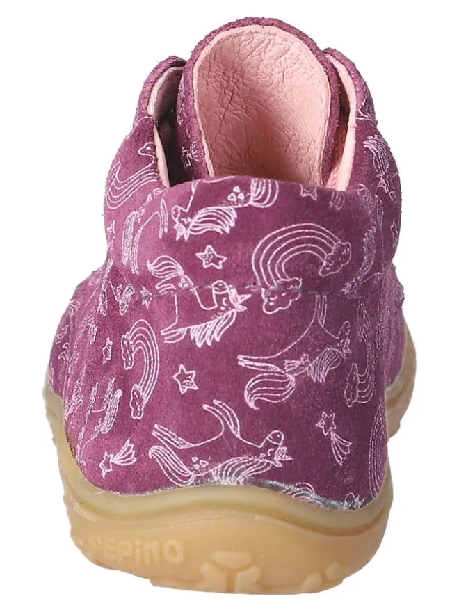 PEPINO Lauflernschuhe^Leder-Lauflernschuhe "Dots" in Lila