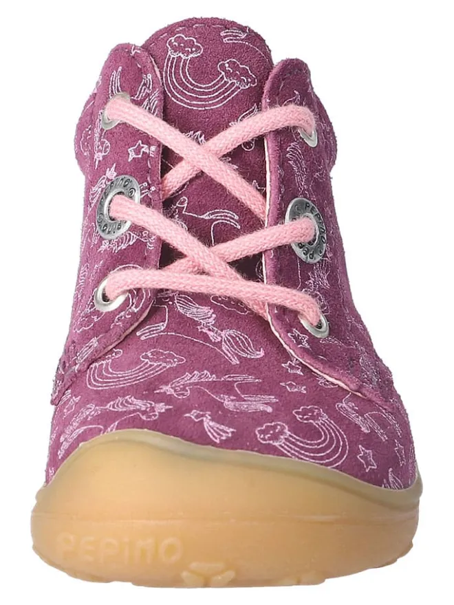 PEPINO Lauflernschuhe^Leder-Lauflernschuhe "Dots" in Lila