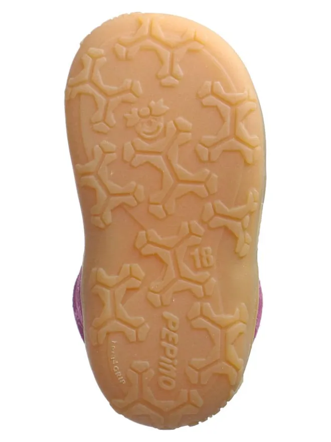 PEPINO Lauflernschuhe^Leder-Lauflernschuhe "Dots" in Lila