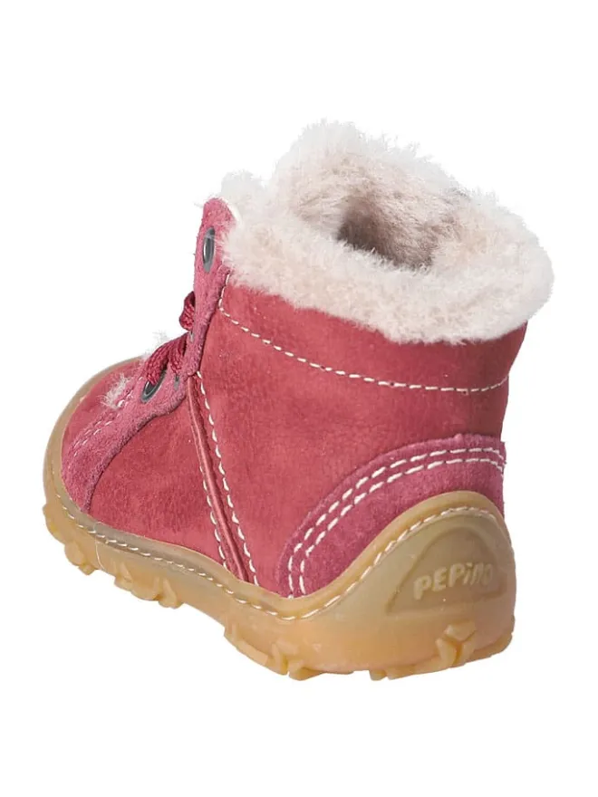Leder-Lauflernschuhe "Elia" in Pink>PEPINO
