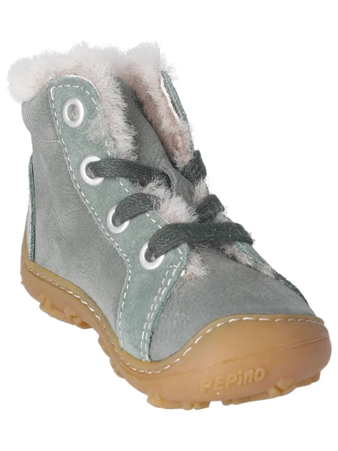 Leder-Lauflernschuhe "Elia" in Grau>PEPINO Discount