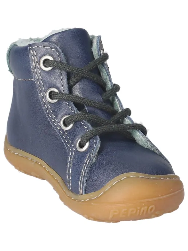 Leder-Lauflernschuhe "Georgie" in Dunkelblau>PEPINO Hot