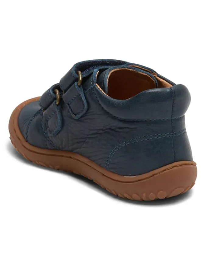 Leder-Lauflernschuhe "Hale" in Dunkelblau>bisgaard New