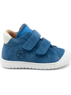 bisgaard Lauflernschuhe^Leder-Lauflernschuhe in Blau/ Weiß