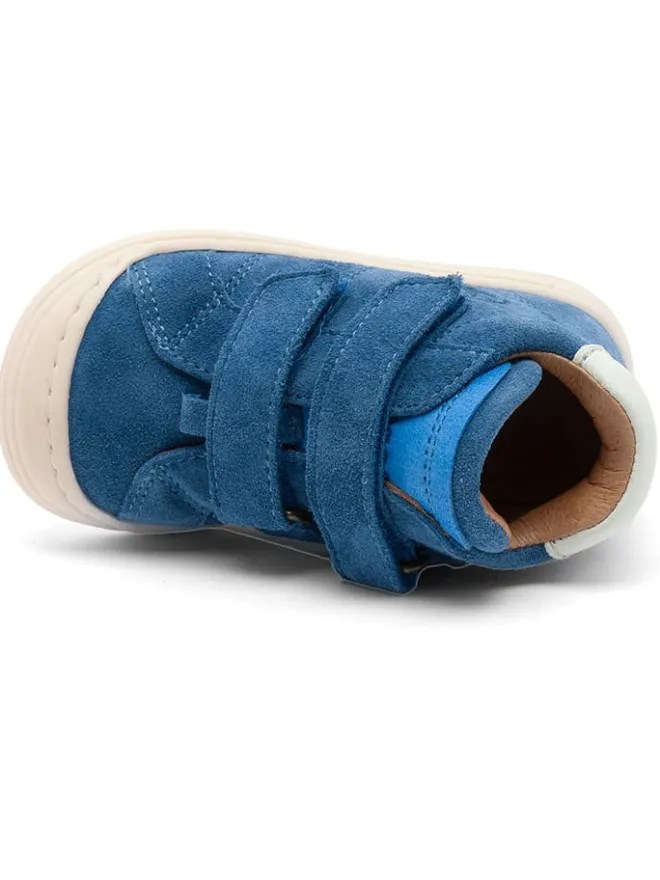 bisgaard Lauflernschuhe^Leder-Lauflernschuhe in Blau/ Weiß