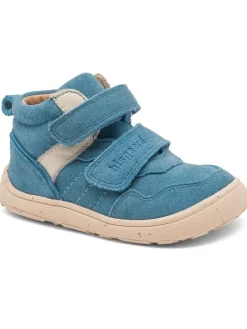 Leder-Lauflernschuhe in Blau/ Creme>bisgaard Best