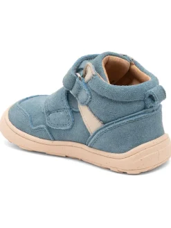 Leder-Lauflernschuhe in Blau/ Creme>bisgaard Best
