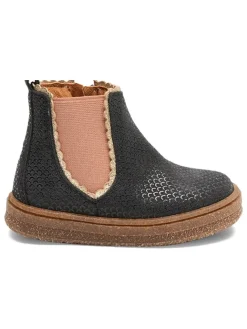 Leder-Lauflernschuhe in Dunkelblau><noscript><img width=
