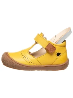 Leder-Lauflernschuhe in Gelb><noscript><img width=