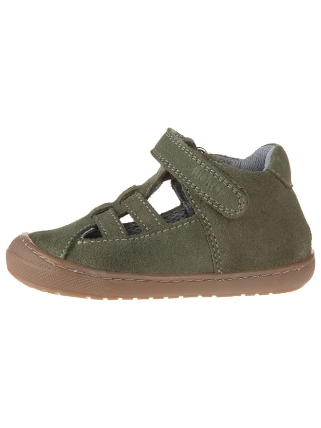 Leder-Lauflernschuhe in Khaki>RICHTER Best