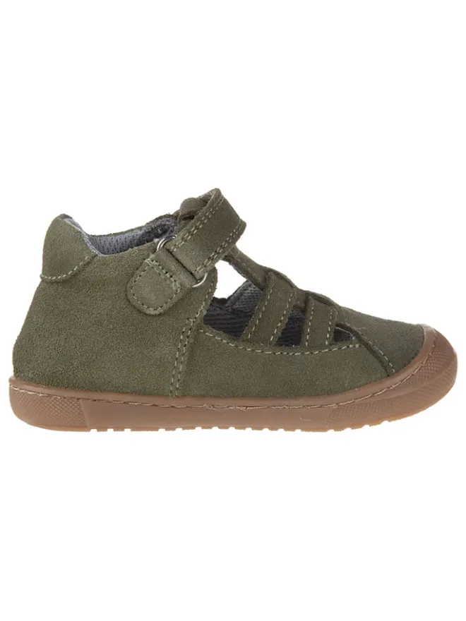 Leder-Lauflernschuhe in Khaki>RICHTER Best