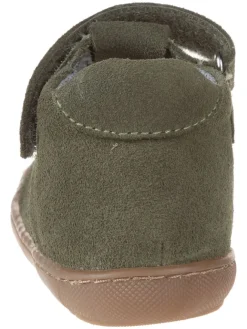 Leder-Lauflernschuhe in Khaki><noscript><img width=