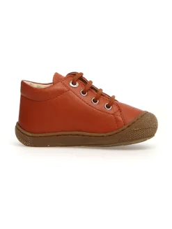 Leder-Lauflernschuhe in Orange>Naturino Hot
