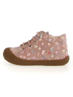 Leder-Lauflernschuhe in Rosa>Naturino Hot