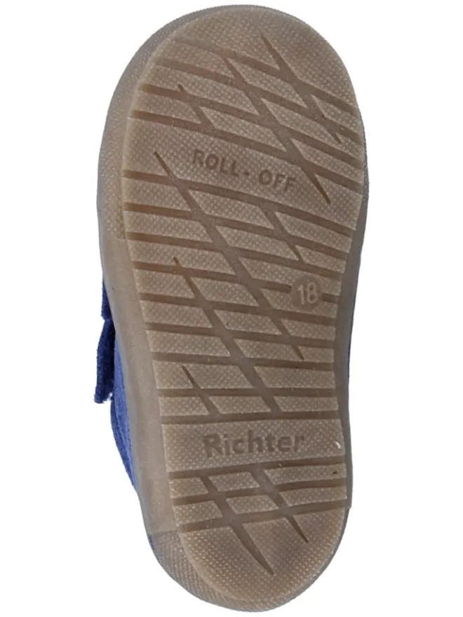 Leder-Lauflernschuhe "Maxi" in Blau>Richter Shoes Hot