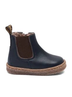 bisgaard Lauflernschuhe^Leder-Lauflernschuhe "Phillip" in Dunkelblau/ Braun