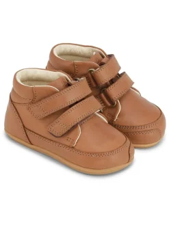Leder-Lauflernschuhe "Prewalker II Strap" in Hellbraun>Bundgaard Discount