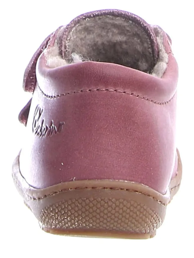Naturino Lauflernschuhe^Leder-Lauflernschuhe "Raccoon" in Rosa
