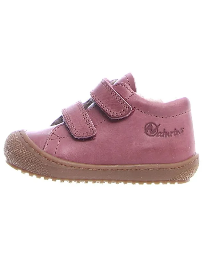 Naturino Lauflernschuhe^Leder-Lauflernschuhe "Raccoon" in Rosa