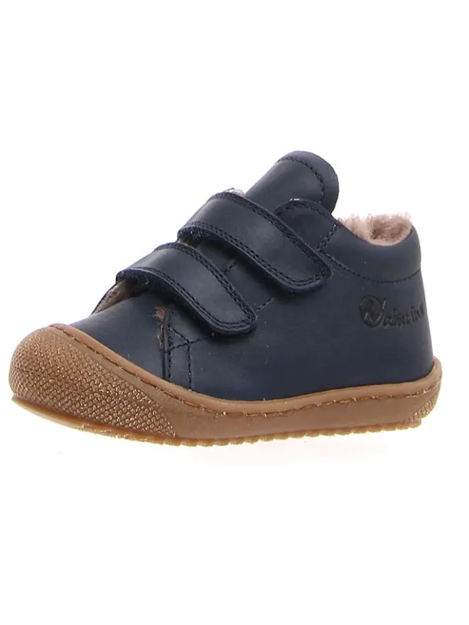 Naturino Lauflernschuhe^Leder-Lauflernschuhe "Racoon" in Dunkelblau