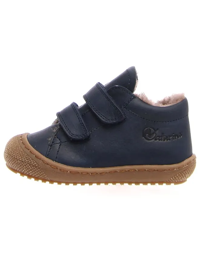 Naturino Lauflernschuhe^Leder-Lauflernschuhe "Racoon" in Dunkelblau