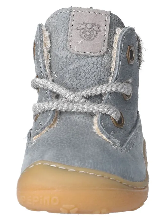 Leder-Lauflernschuhe "Tary" in Hellblau>PEPINO New