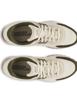 Leder-Laufschuhe in Beige/ Khaki><noscript><img width=