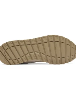 Leder-Laufschuhe in Beige/ Khaki><noscript><img width=