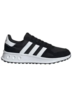adidas Sportschuhe^Leder-Laufschuhe "Run 84" in Schwarz/ Weiß
