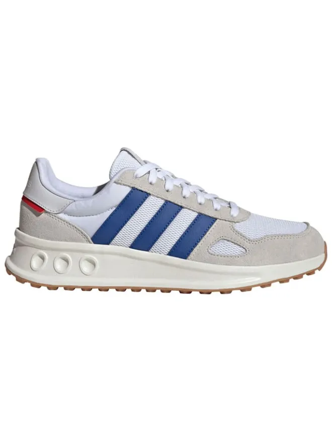 Leder-Laufschuhe "Run 84" in Weiß/ Blau/ Beige>adidas