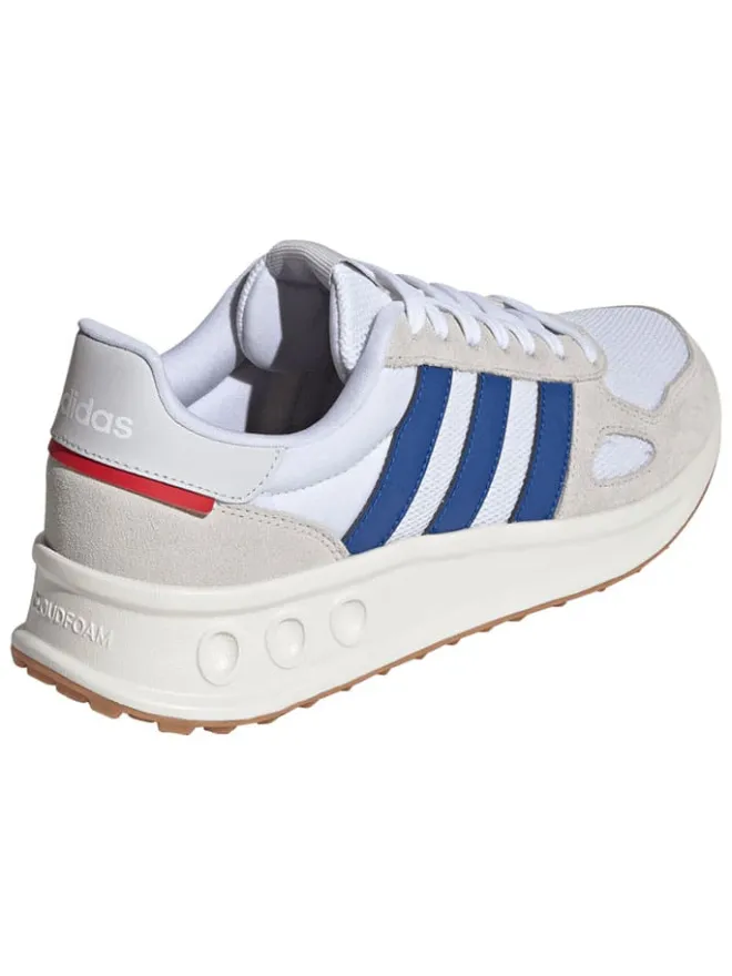 Leder-Laufschuhe "Run 84" in Weiß/ Blau/ Beige>adidas