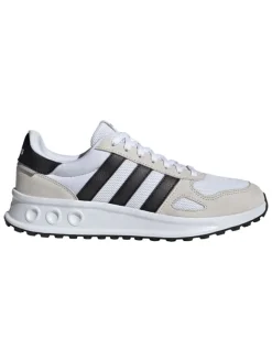 Leder-Laufschuhe "Run 84" in Weiß/ Schwarz/ Beige>adidas Sale