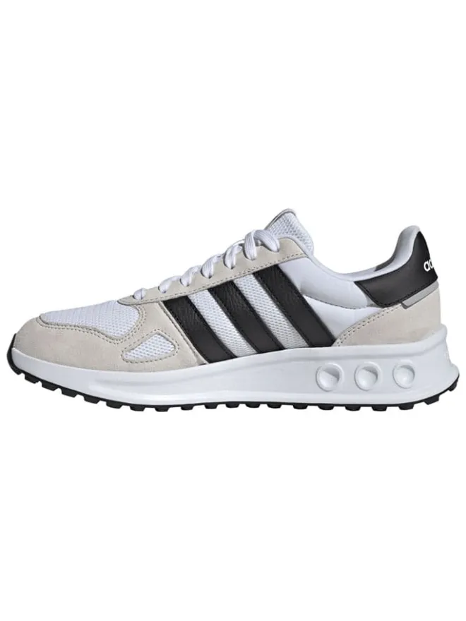 Leder-Laufschuhe "Run 84" in Weiß/ Schwarz/ Beige>adidas Sale