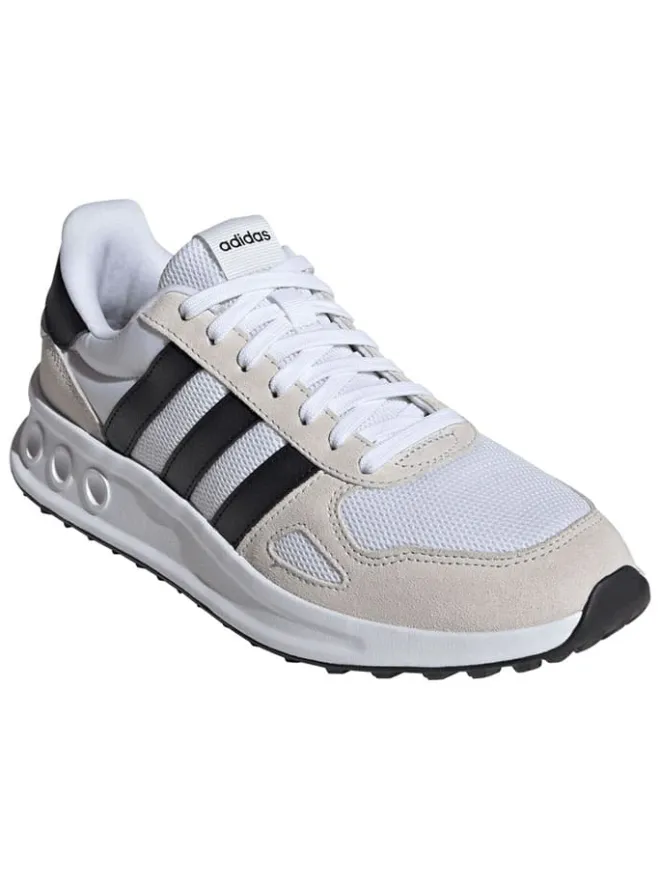 Leder-Laufschuhe "Run 84" in Weiß/ Schwarz/ Beige>adidas Sale