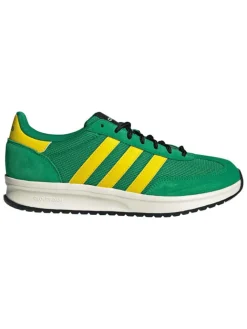 adidas Sneakers^Leder-Laufschuhe "RUN 70s" in Grün/ Gelb
