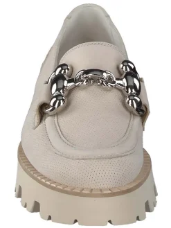 Paul Green Halbschuhe^Leder-Mokassins in Beige
