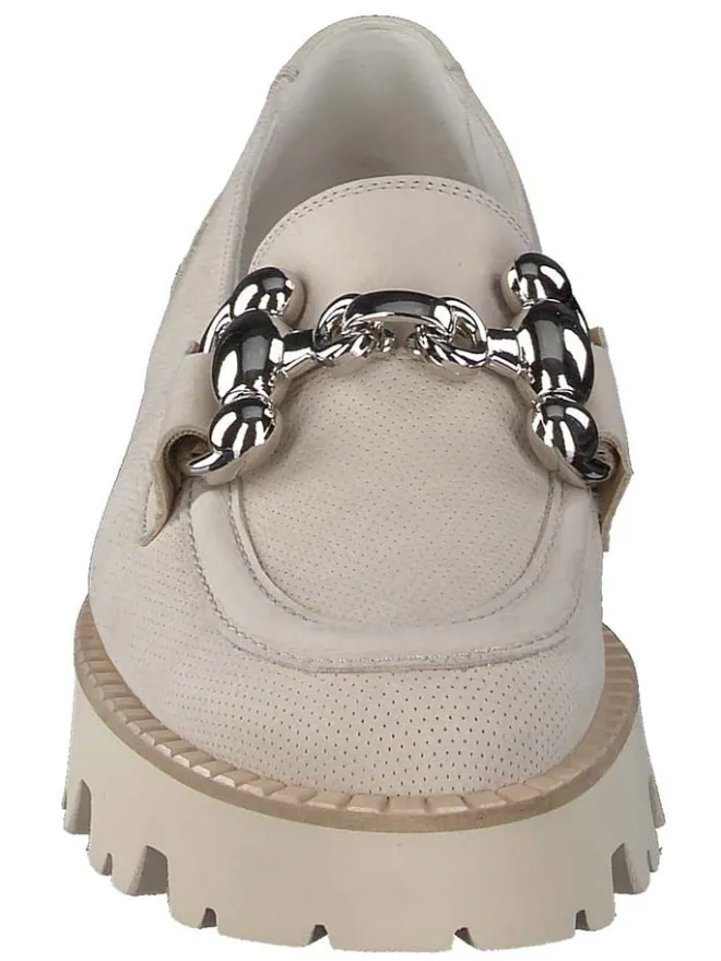 Paul Green Halbschuhe^Leder-Mokassins in Beige
