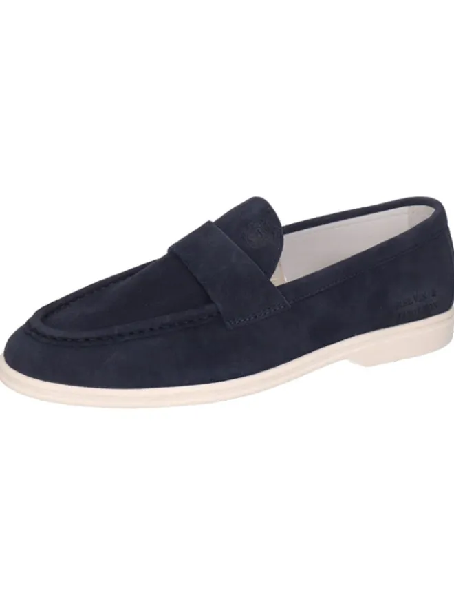 MELVIN & HAMILTON Halbschuhe^Leder-Mokassins "Adley 23" in Dunkelblau