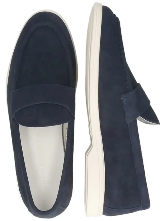 MELVIN & HAMILTON Halbschuhe^Leder-Mokassins "Adley 23" in Dunkelblau