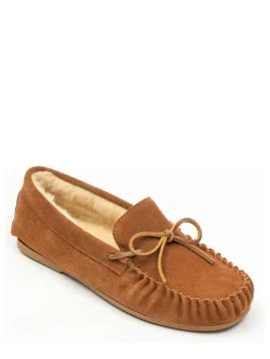 ISLAND BOOT Halbschuhe^Leder-Mokassins "Anor" in Hellbraun