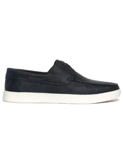 Geox Halbschuhe^Leder-Mokassins "Avola" in Schwarz