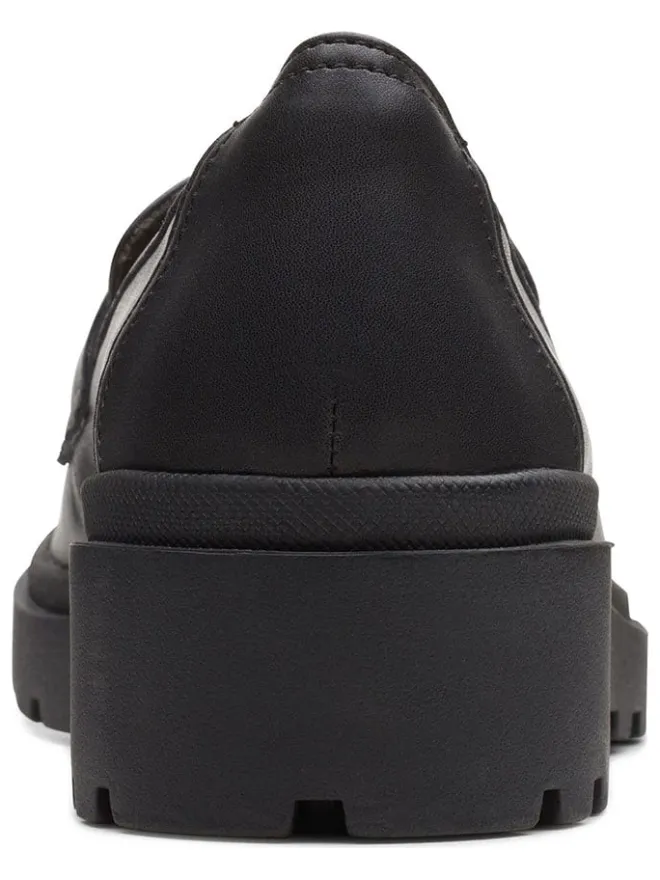 Clarks Halbschuhe^Leder-Mokassins "Calla Ease" in Schwarz