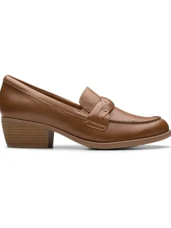 Leder-Mokassins "Charlten Echo" in Hellbraun>Clarks Clearance
