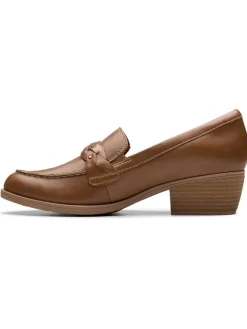 Leder-Mokassins "Charlten Echo" in Hellbraun>Clarks Clearance