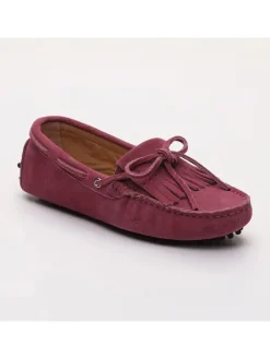 CHARLES & SMITH Halbschuhe^Leder-Mokassins "Emma" in Pink