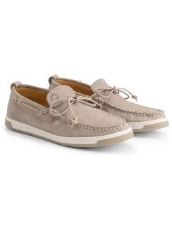 TRAVELIN' Halbschuhe^Leder-Mokassins "Falmouth" in Grau