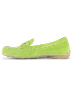 Leder-Mokassins "" in Limette>Gabor Sale