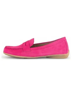 Leder-Mokassins "" in Pink>Gabor