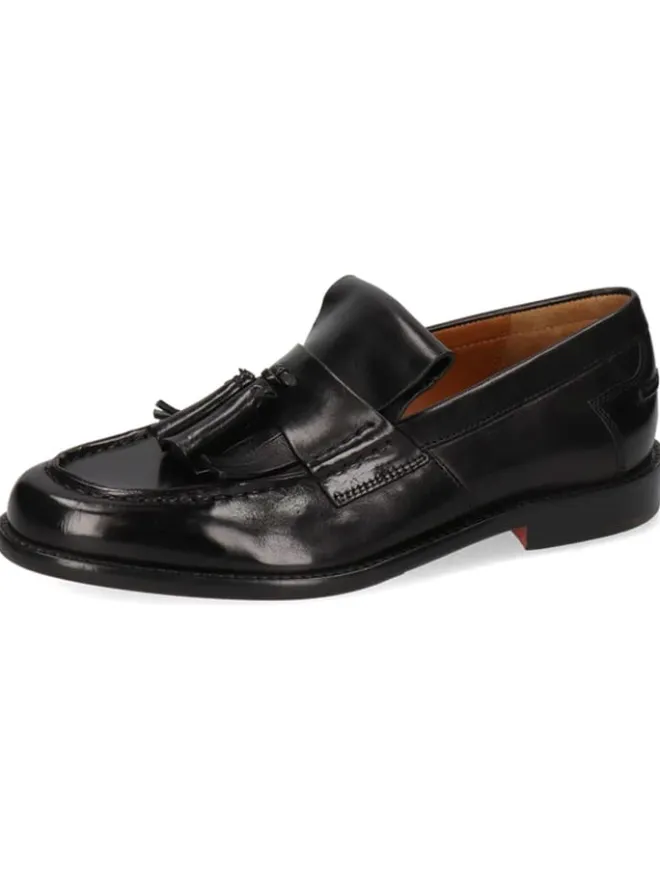 MELVIN & HAMILTON Halbschuhe^Leder-Mokassins "Gianna 11" in Schwarz